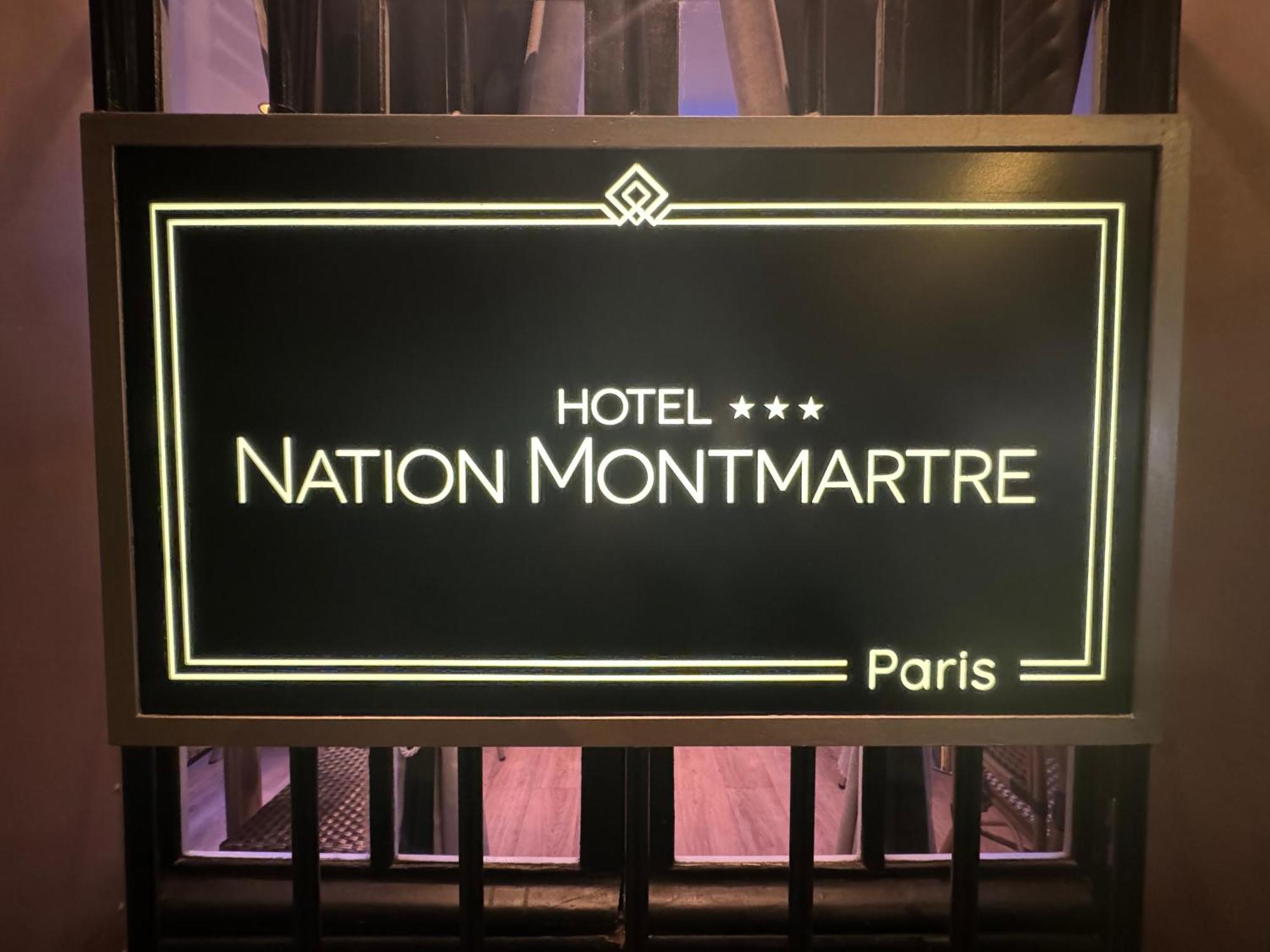 Hotel Nation Montmartre Paris Luaran gambar